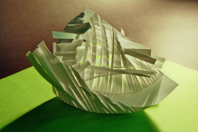 Segelboot, gefaltetes Papier